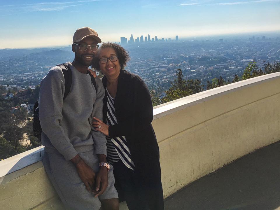 Mychael Knight and his Mother