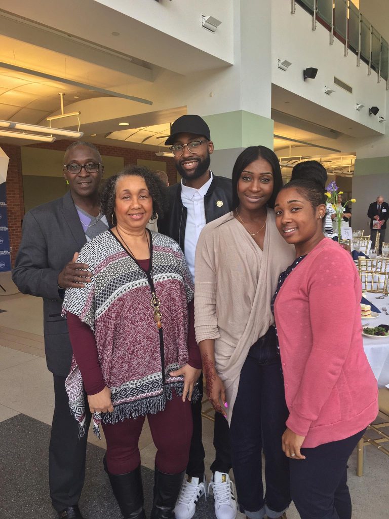 Mychael Knight and his family