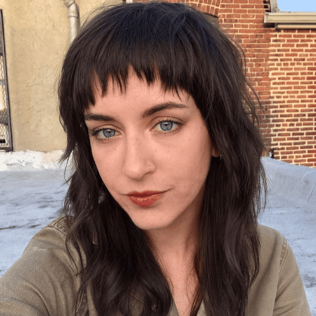 long choppy bangs